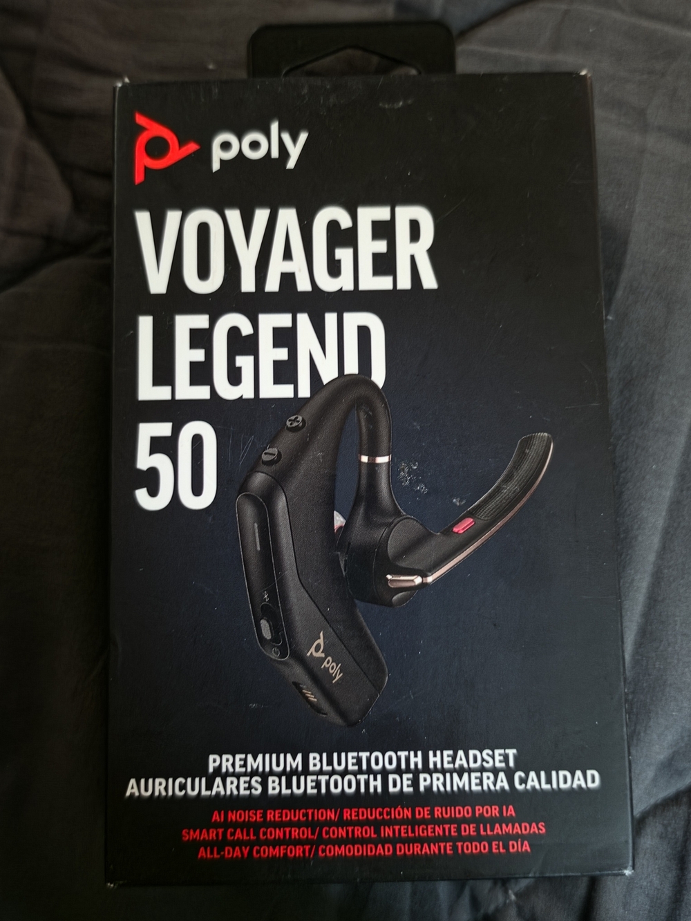 POL Voyager Legend 50 Black Bluetooth Headset